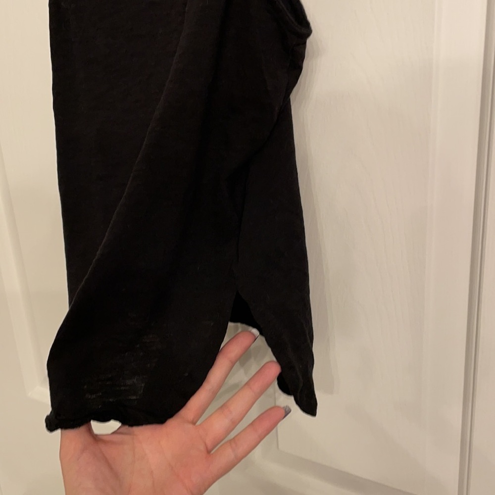 Basic H&M black tank w/ ties on shoulders XS - Picture 10 of 11
